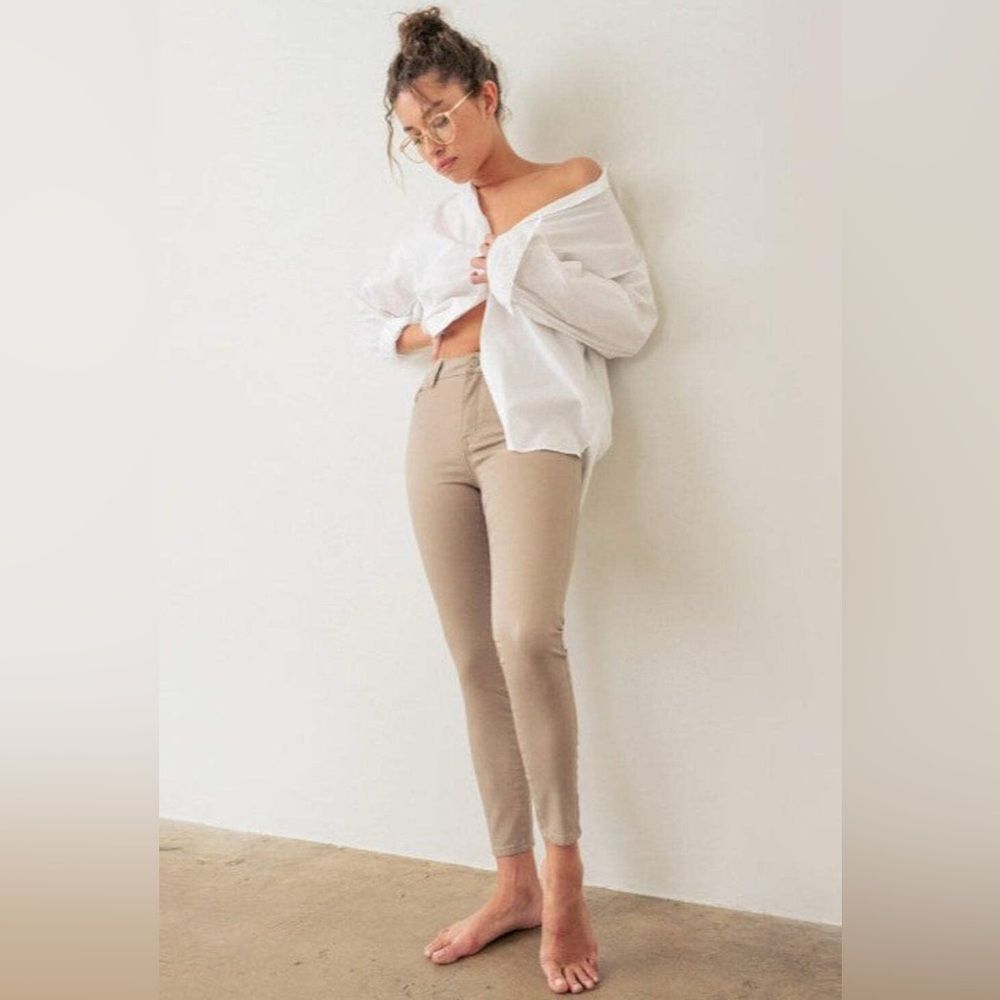 Wax Jeans cream Slim Fit